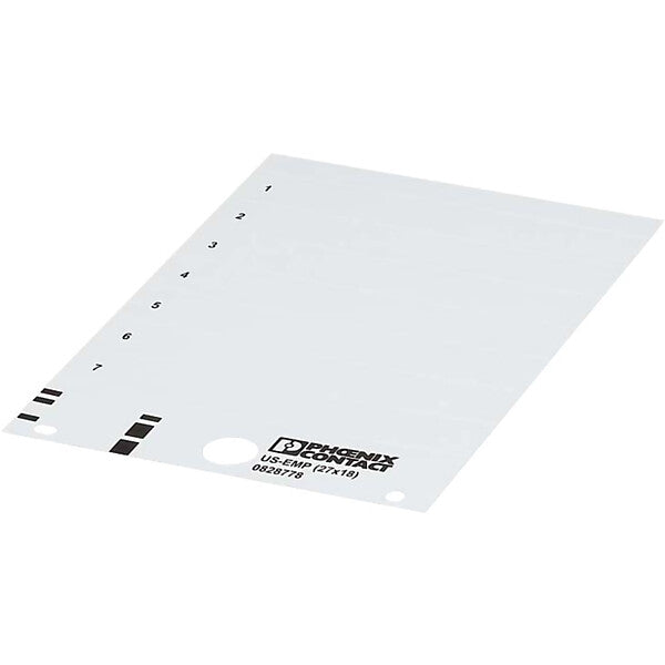 Phoenix Contact Einrastschild US-EMP (27X18) SR